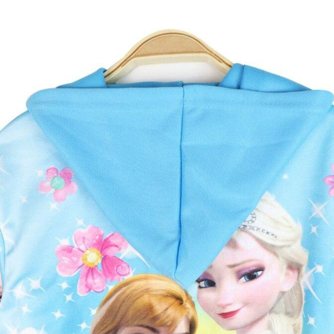 Bluza z kapturem dziewczęca Frozen Kraina Lodu