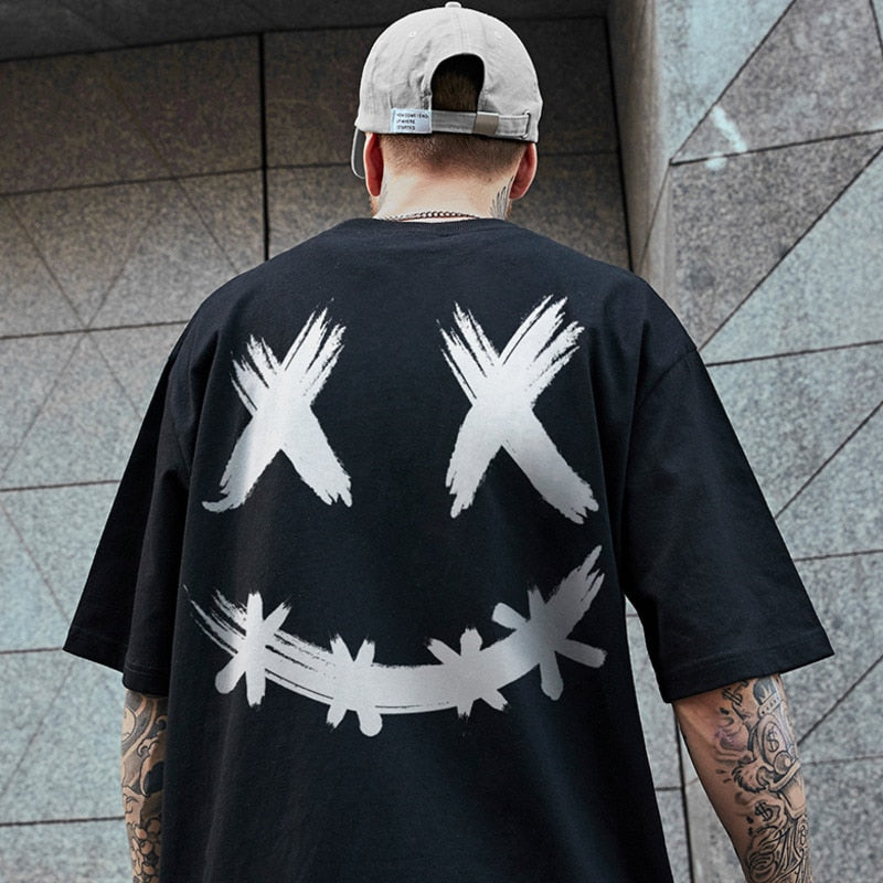 Męska bawełniana koszulka hip-hopowa ZAZOMDE