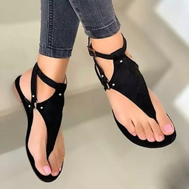 Damskie eleganckie sandały japonki