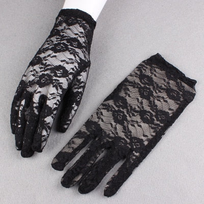 Damskie długie ultra-cienkie rękawiczki