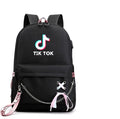 Plecak szkolny dla chłopców i dziewczynek USB Tik Tok