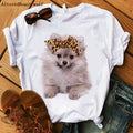 Damska koszulka Pomeranian Mom