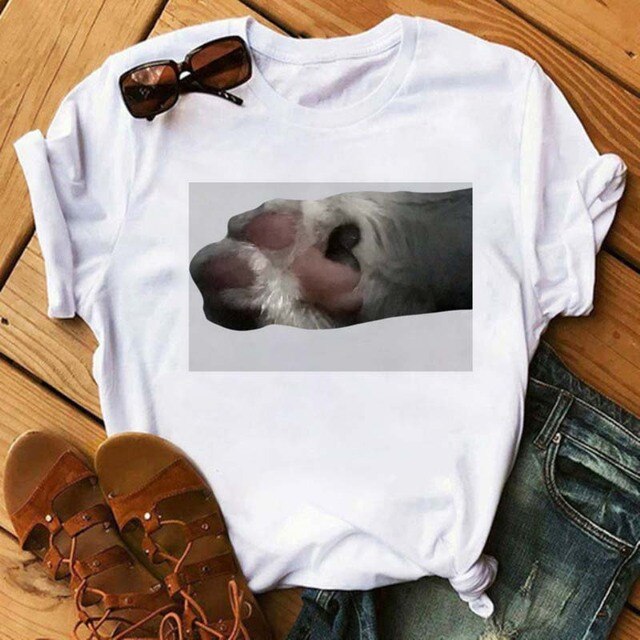 Damska koszulka z Łapką psa
