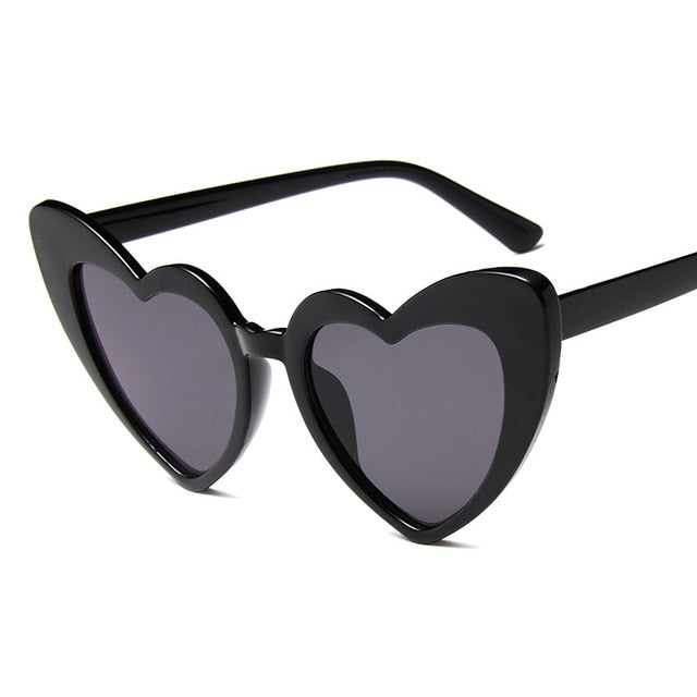 Damskie okulary przeciwsłoneczne w kształcie serca