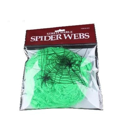 Sztuczna pajęczyna na Halloween