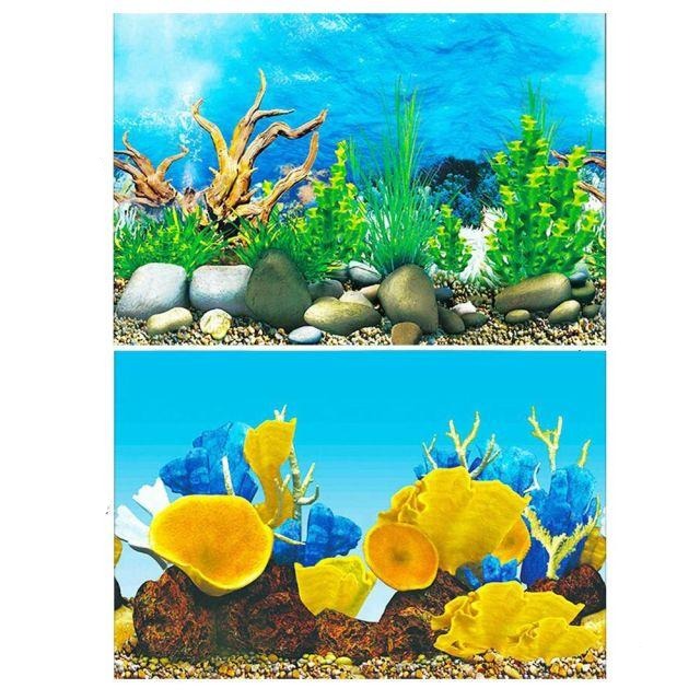 Naklejka 3D krajobraz akwarium