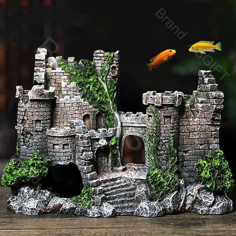 Zamek dekoracja do akwarium
