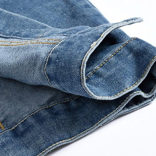 Męska kamizelka jeansowa (Wyprzedaż)