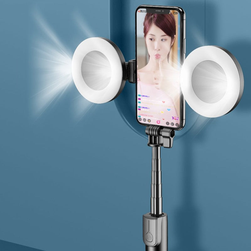 Bezprzewodowy kijek do selfie LED