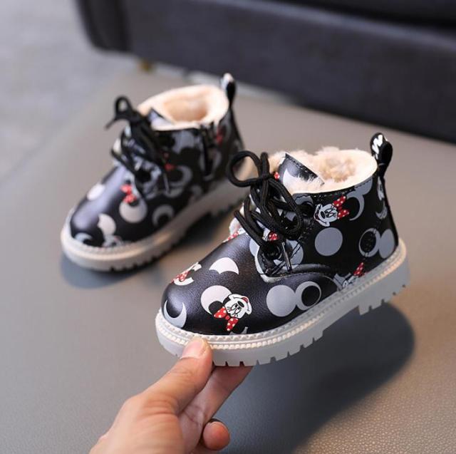 Zimowe buciki dla niemowląt Myszka Minnie