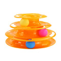 Zabawka wieża z piłkami dla kota