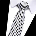 Męski elegancki jedwabny krawat