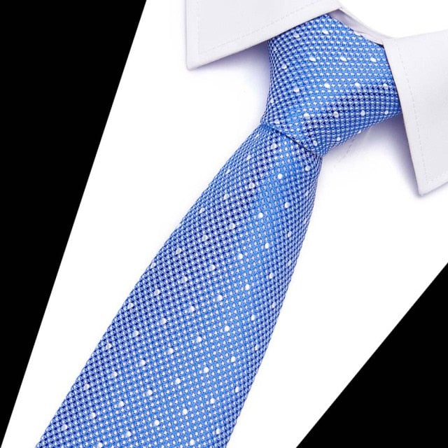 Męski elegancki jedwabny krawat