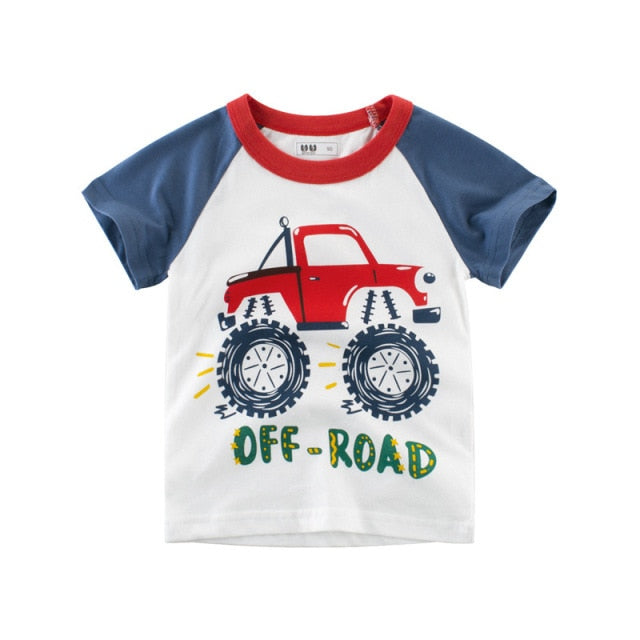 Koszulka dziecięca Pojazdy