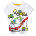 Letnia koszulka dziecięca z samochodami