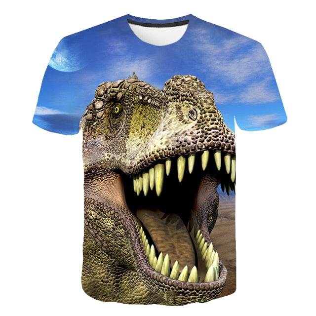 Koszulka z dinozaurami dziecięca