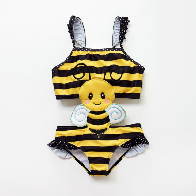 Strój kąpielowy dla dziewczynki Pszczółka