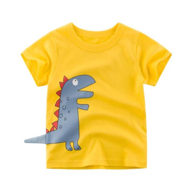 Bawełniana koszulka chłopięca Dinozaur