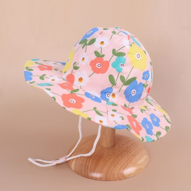 Bawełniany kapelusz dla dzieci z nadrukiem