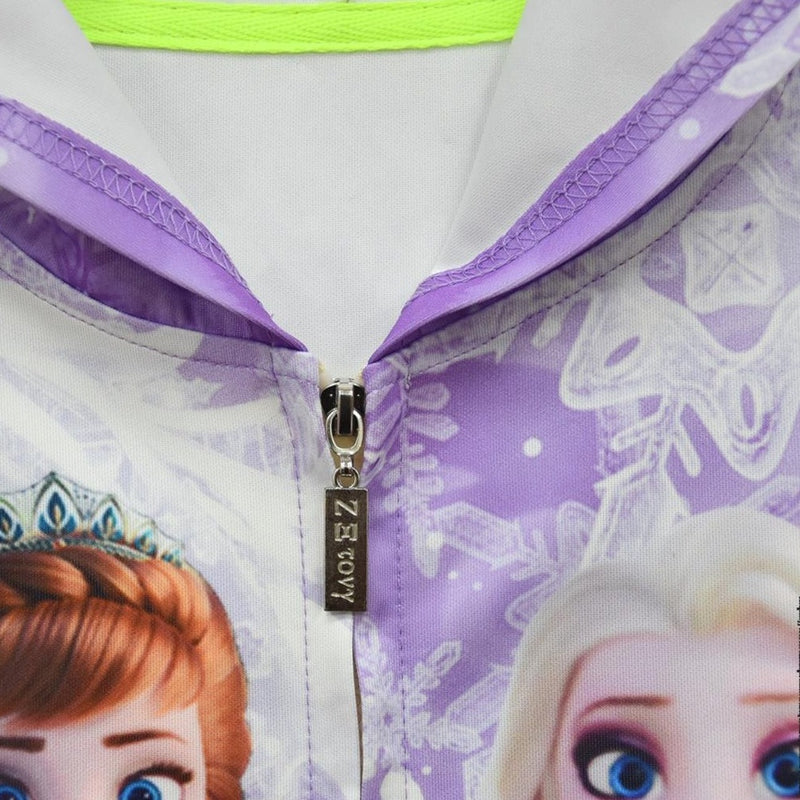 Dziewczęca bluza z kapturem Frozen Kraina Lodu Elsa