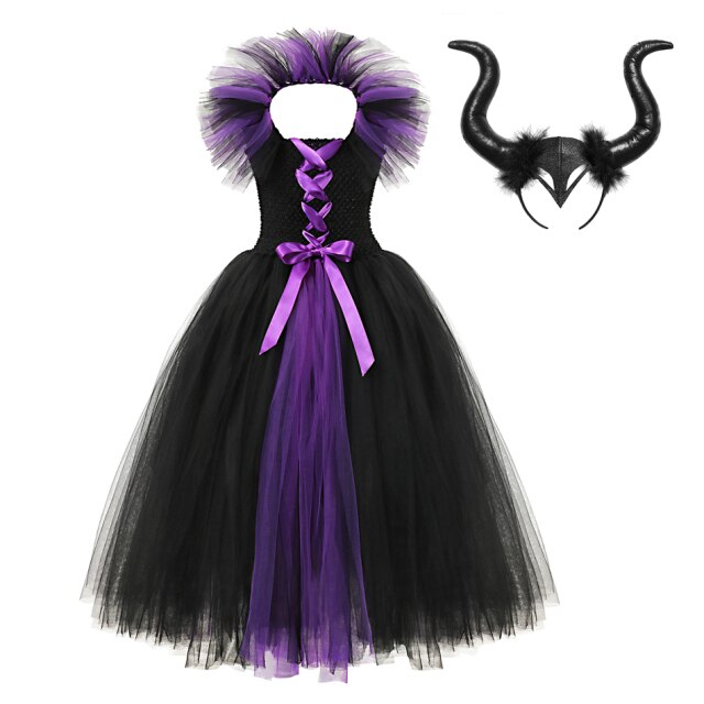 Strój Maleficent dla dziewczynki Halloween