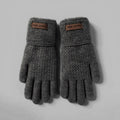 Męskie zimowe wełniane rękawiczki dwuwarstwowe