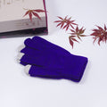 Akrylowe jesienne rękawiczki damskie
