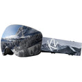 Gogle narciarskie z filtrem UV400 przeciwmgielne