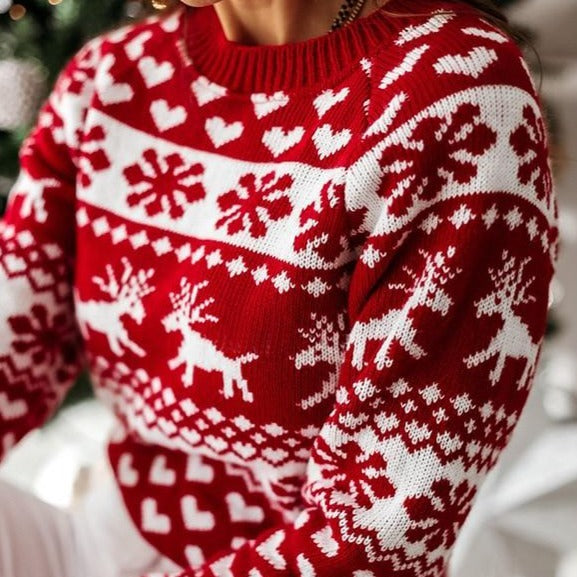 Damski świąteczny sweter