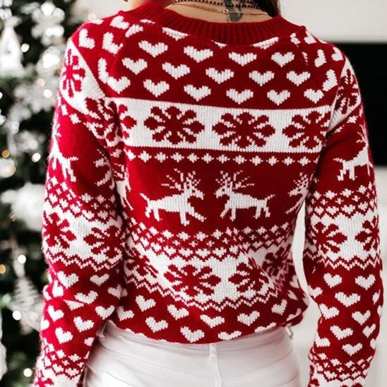 Damski świąteczny sweter