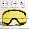 Gogle narciarskie snowboardowe z filtrem UV400