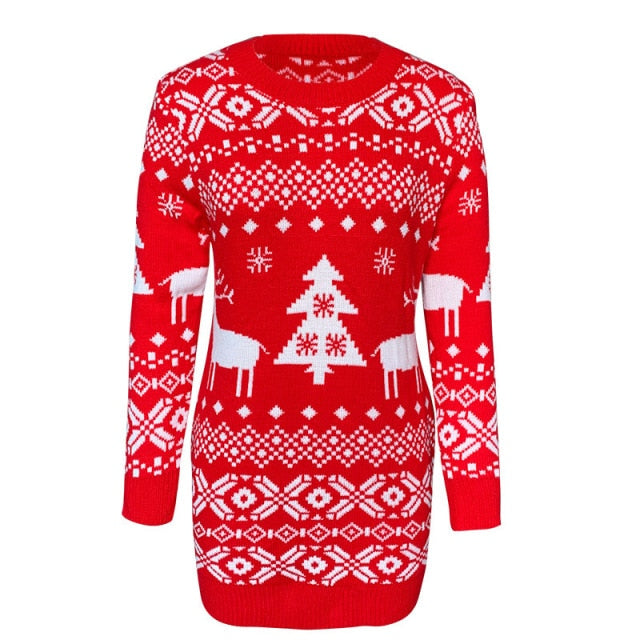 Damski sweter świąteczny