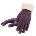 Damskie zimowe rękawiczki ocieplane
