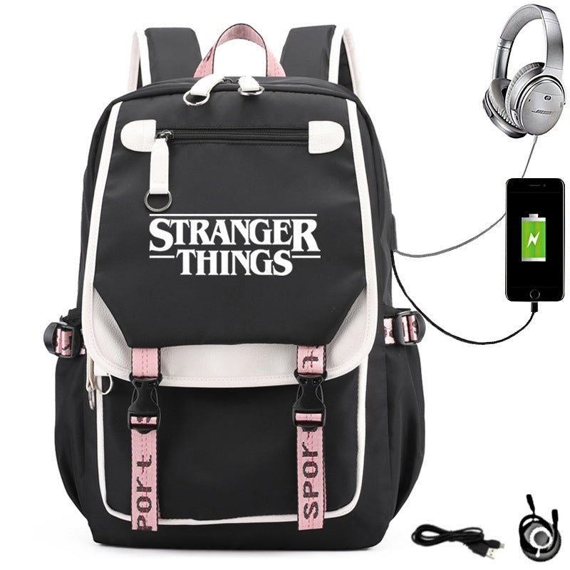 Plecak Stranger Things z USB